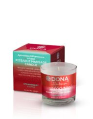 DONA Strawberry Souffle Massage Candle