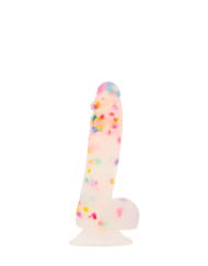 Party Marty 7.5-Inch Frosted Confetti Dildo